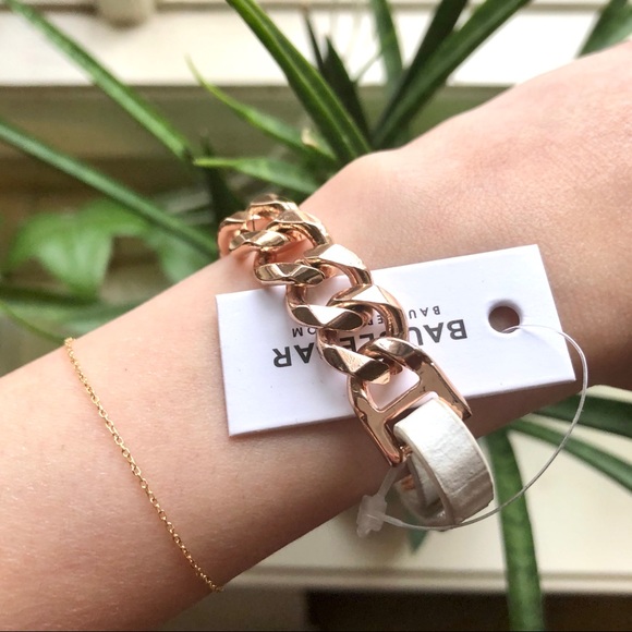 BaubleBar Leather Wrap Cuff - Picture 4 of 5